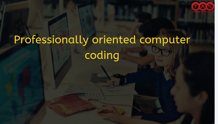Professionally oriented computer coding